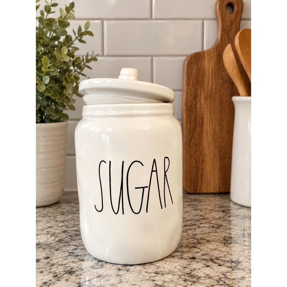 Rae Dunn Artisan Collection SUGAR Canister With Lid By Magenta Farmhouse